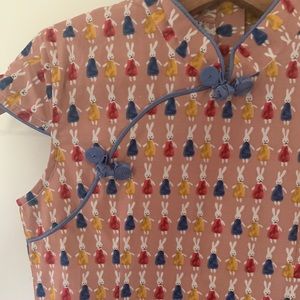 Cute bunny dress size 7/8 or 8/9.